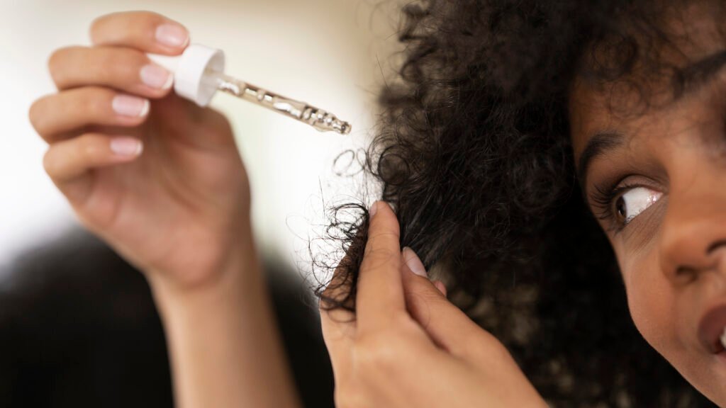 keratin treatment with curly hair