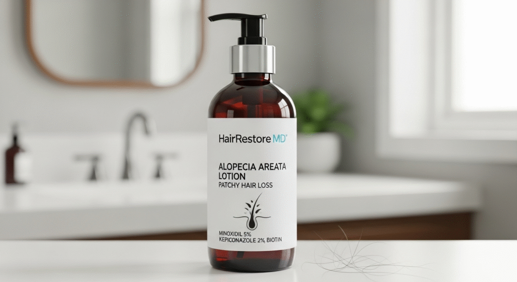 Alopecia Areata Lotion for Patchy Hair Loss