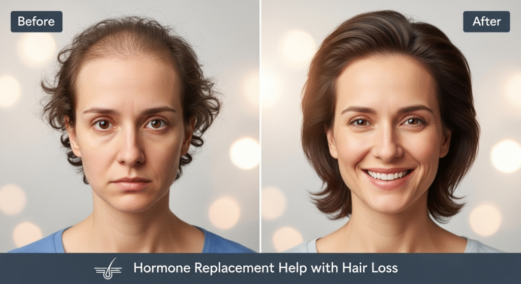Can Hormone Replacement Help with Hair Loss
