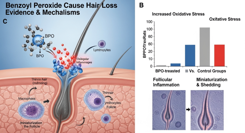 Does Benzoyl Peroxide Cause Hair Loss