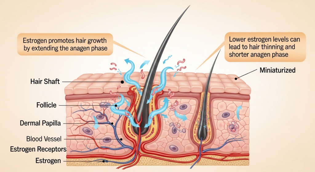Estrogen Dominance Hair Loss