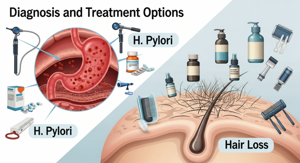 Can Helicobacter Pylori cause hair loss