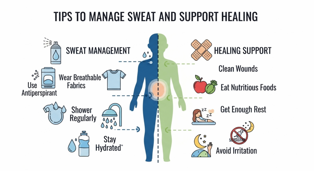 Sweat After a Hair Transplant