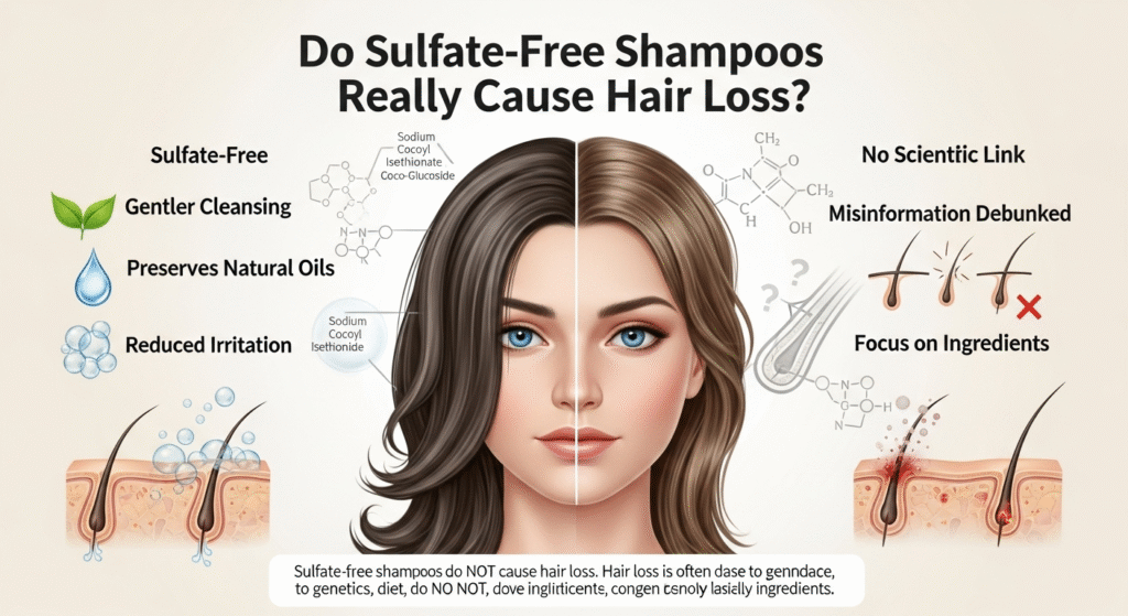 Do Sulfate Free Shampoos Really Cause Hair Loss