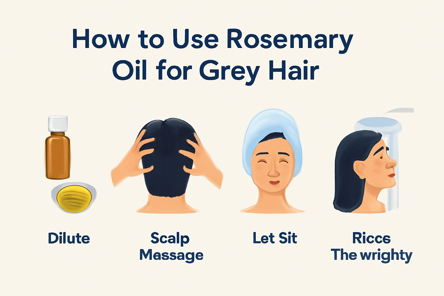 Rosemary Oil for Grey Hair