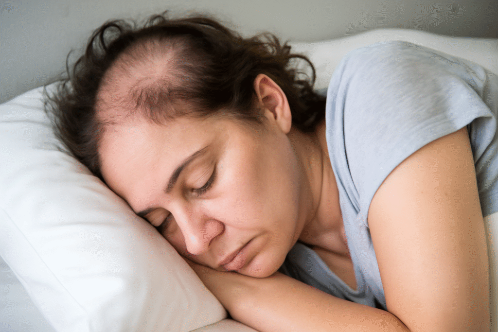 Can Sleeping on One Side Cause Hair Loss