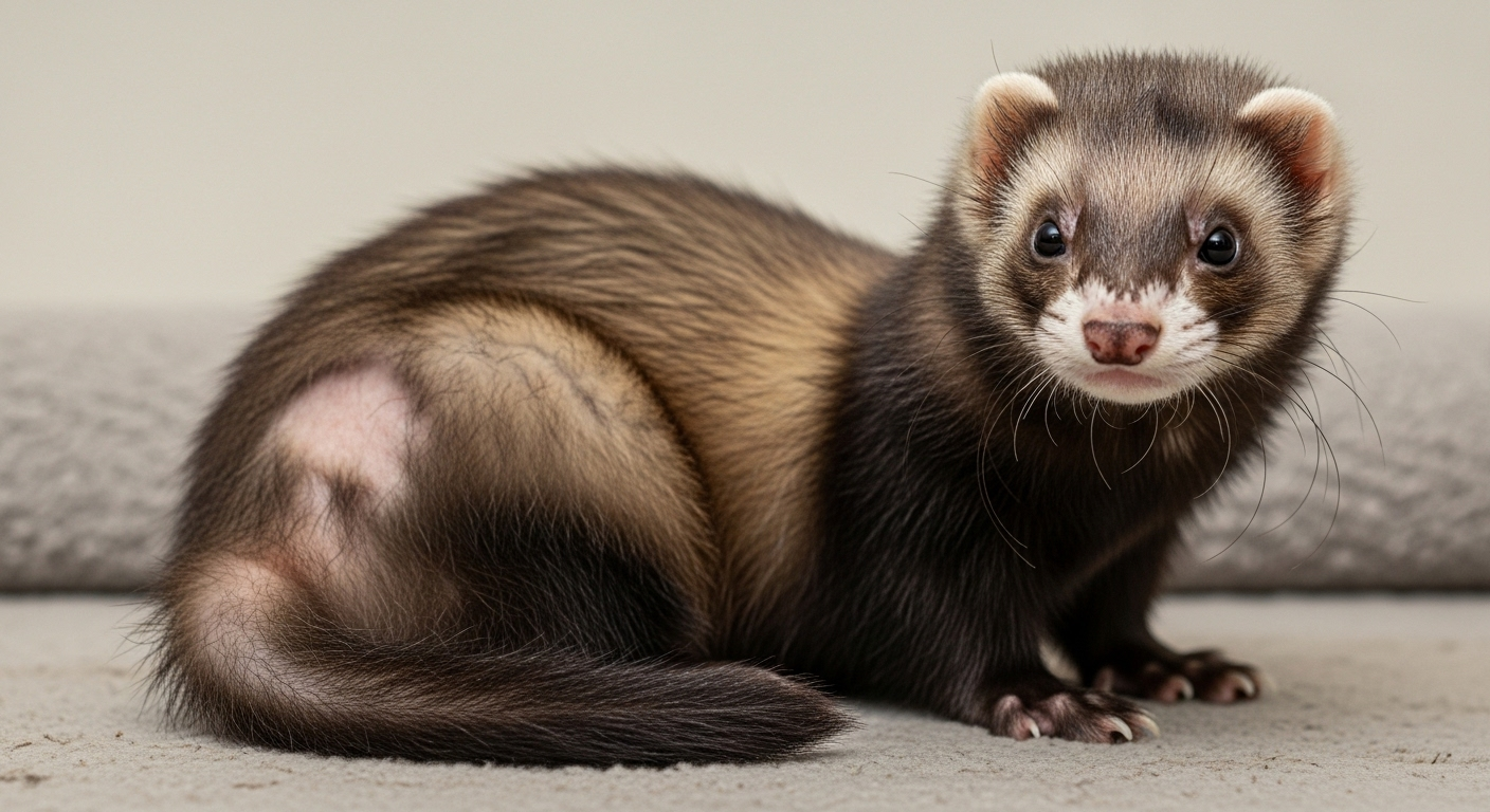Hair Loss on Ferrets Tail