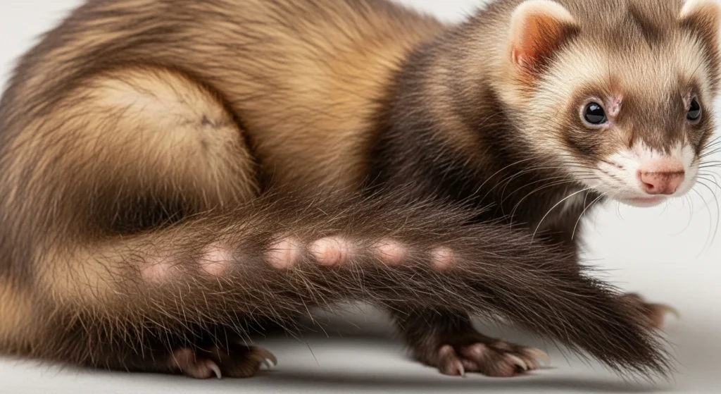 Hair Loss on Ferret’s Tail