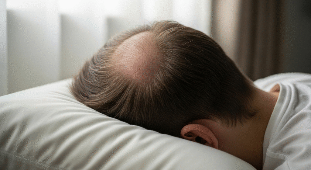 Can Sleeping on One Side Cause Hair Loss