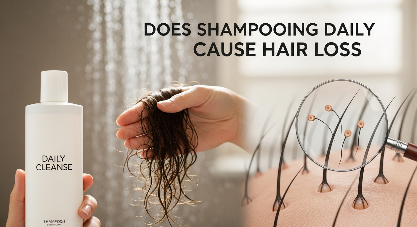 Does Shampooing Daily Cause Hair Loss