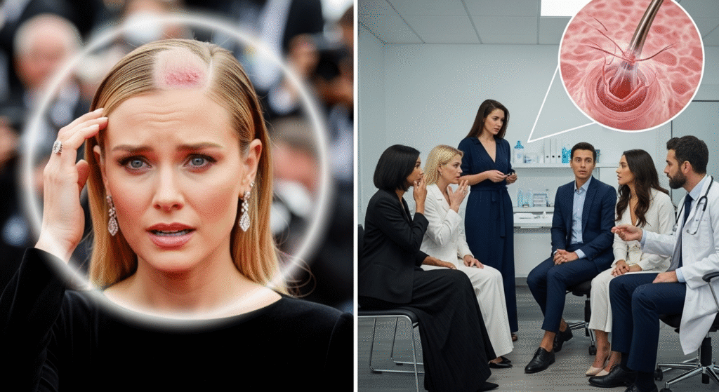 frontal fibrosing celebrity female hair loss