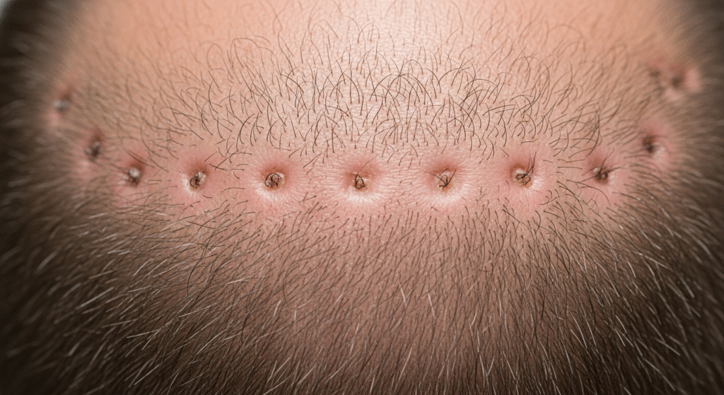 hair transplant donor area regrowth