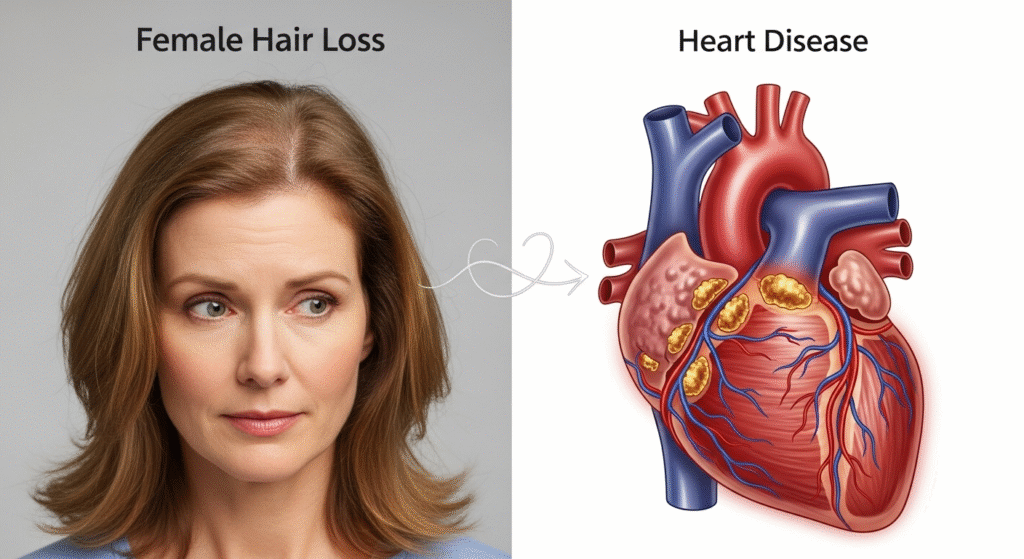 Female Hair Loss and Heart Disease
