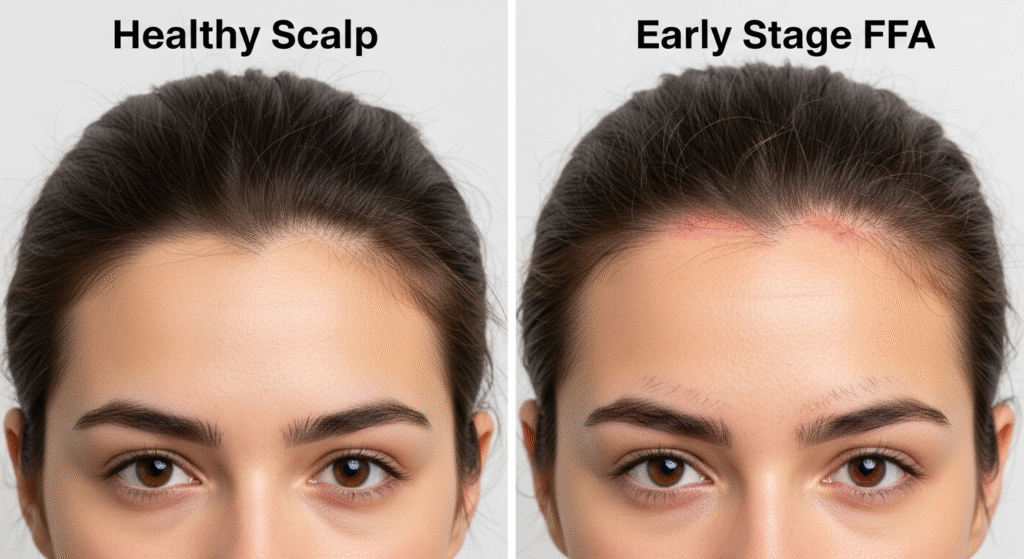 frontal fibrosing celebrity female hair loss
