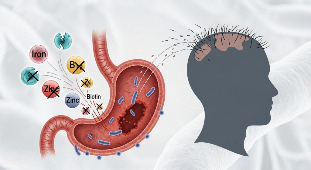 Does H. Pylori Cause Hair Loss