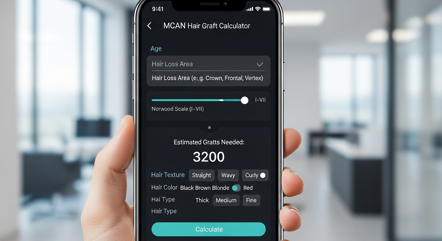 MCAN Hair Graft Calculator