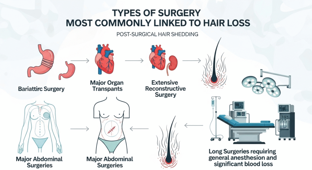 Does Surgery Cause Hair Loss
