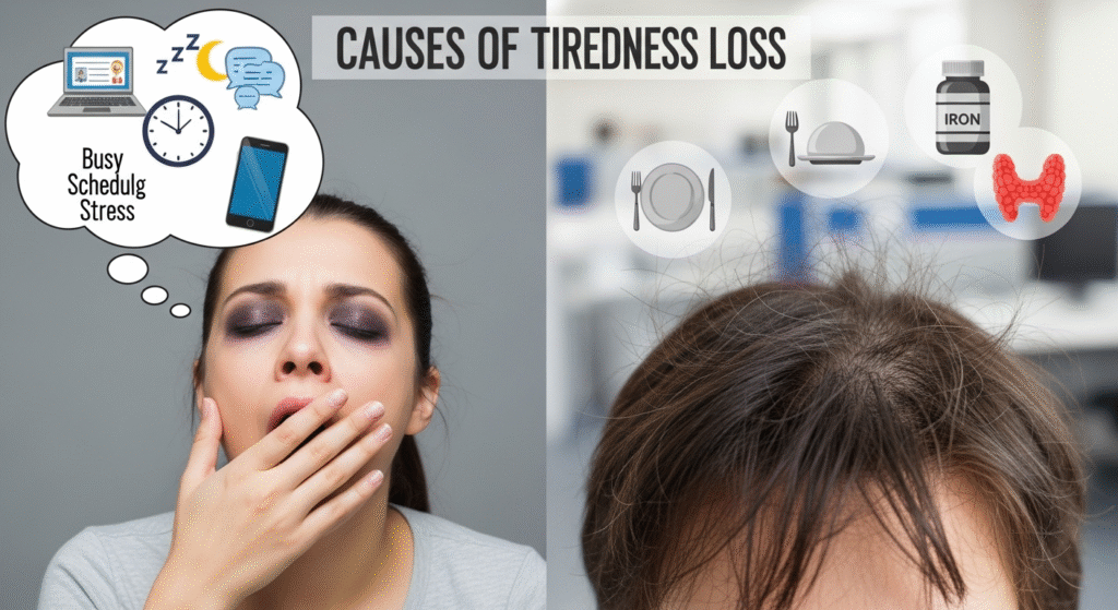 Tired and Hair Loss