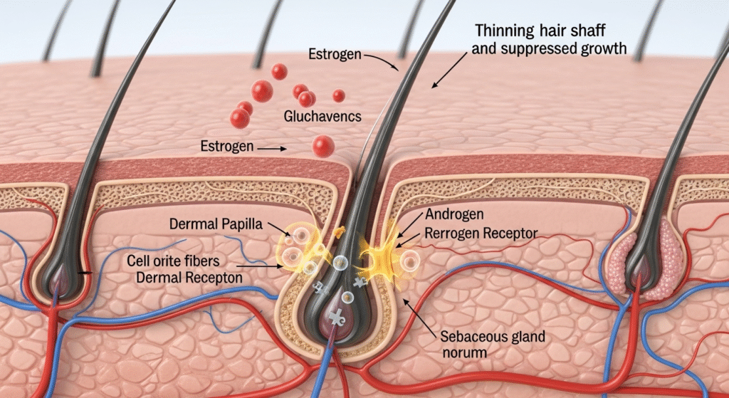 How High Estrogen Levels Can Lead to Hair Loss