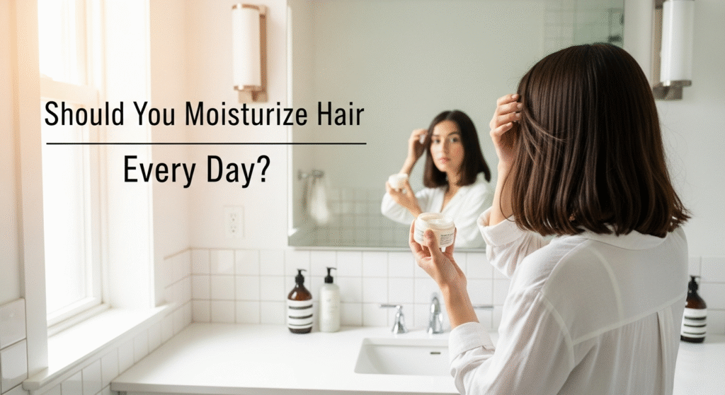 Should You Moisturize Hair Every Day