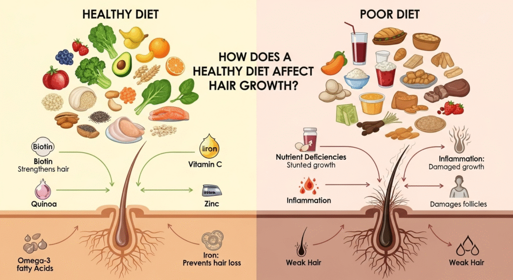 Foods Good for Hair Growth