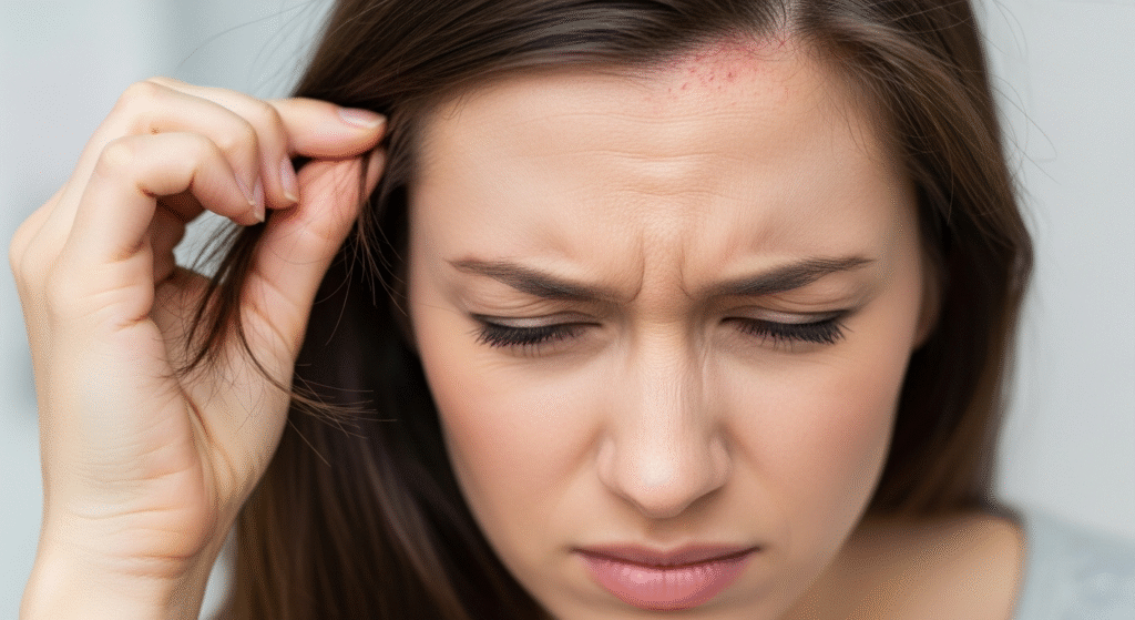 Trichodynia hairloss