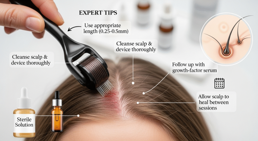 How Often to Microneedle for Hair Loss