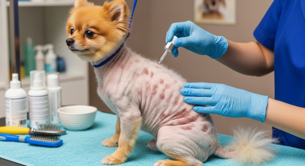 Pomeranian Hair Loss Treatment