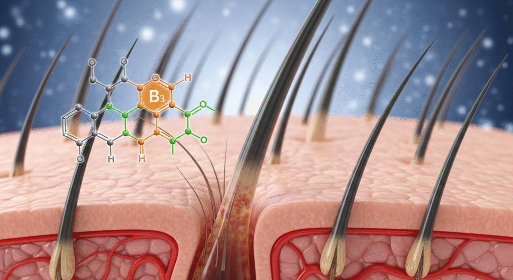 Vitamin B3 for Hair Loss