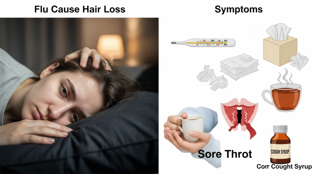 Can the Flu Cause Hair Loss