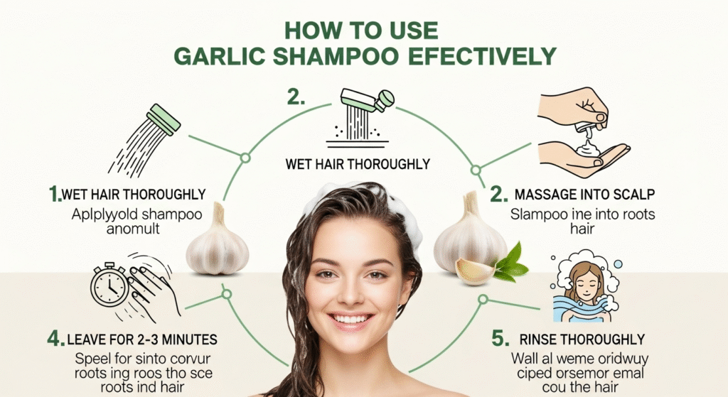 Hair Loss Garlic Shampoo