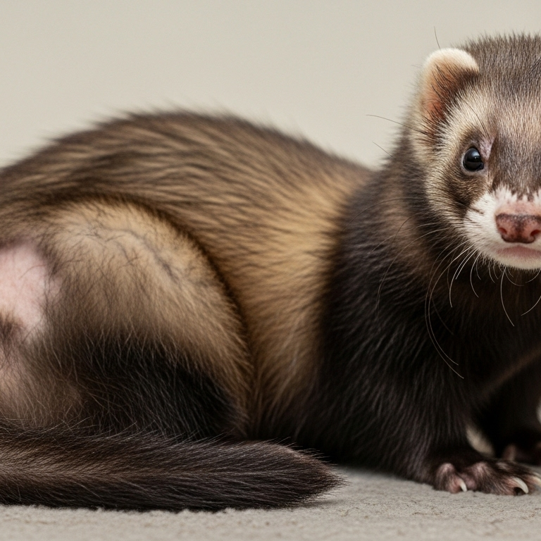 Hair Loss on Ferrets Tail