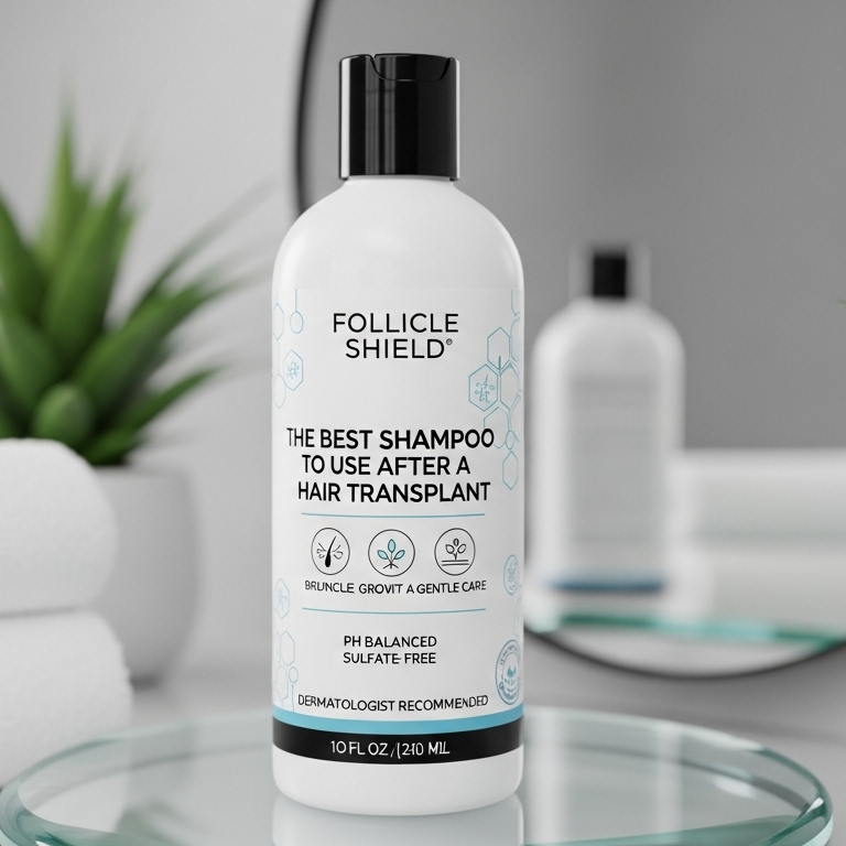 The Best Shampoo to Use After a Hair Transplant