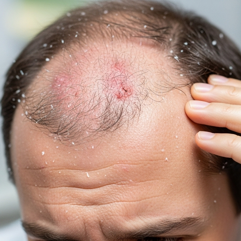 Trichodynia hairloss